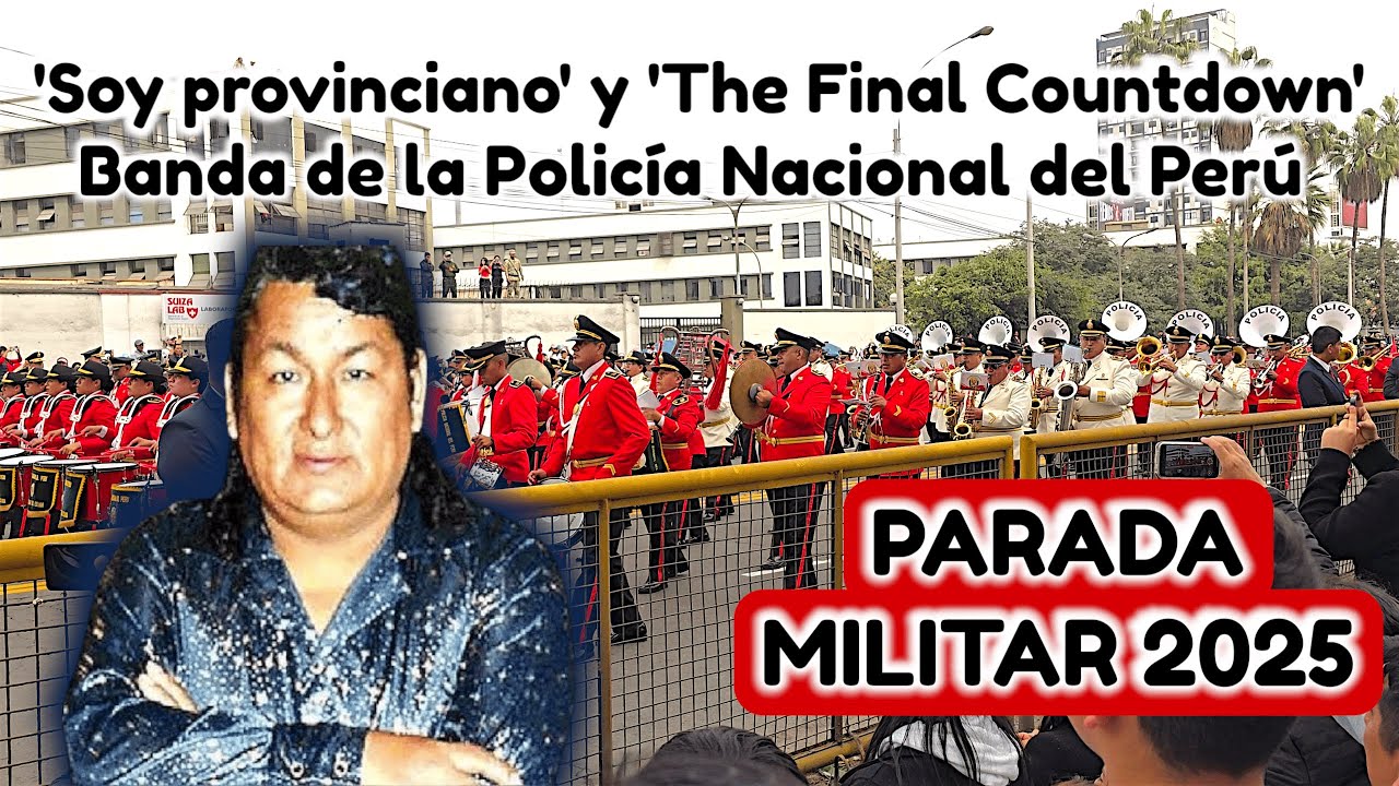 'Soy provinciano' y 'The Final Countdown' | Banda de la Policía Nacional del Perú 🇵🇪 (4K)