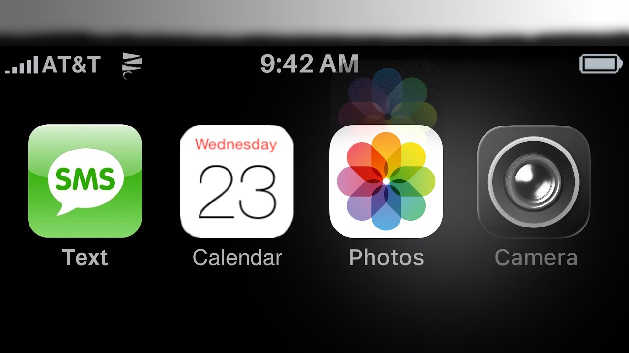Evolution of iOS Icons