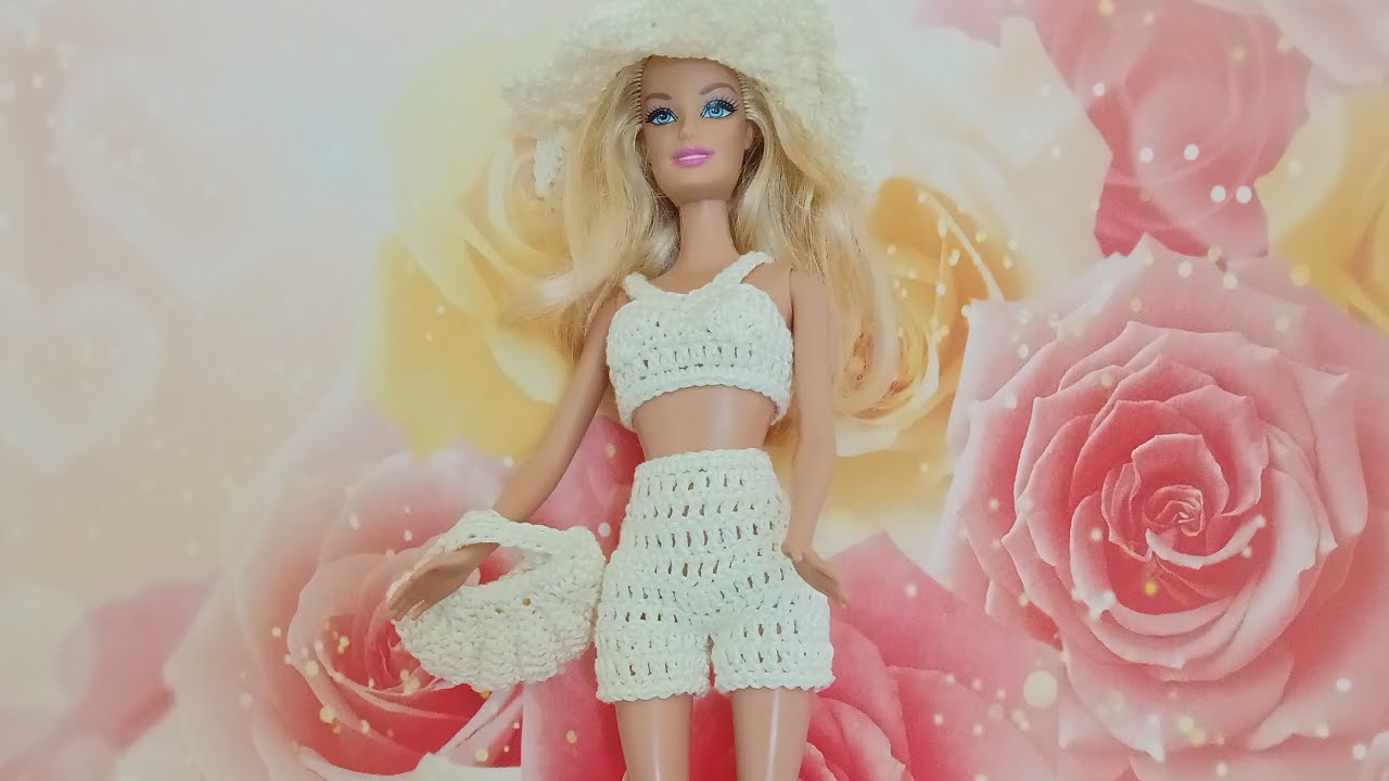 Tuto barbie crochet Ophélia/vestido croché muneca/dress doll