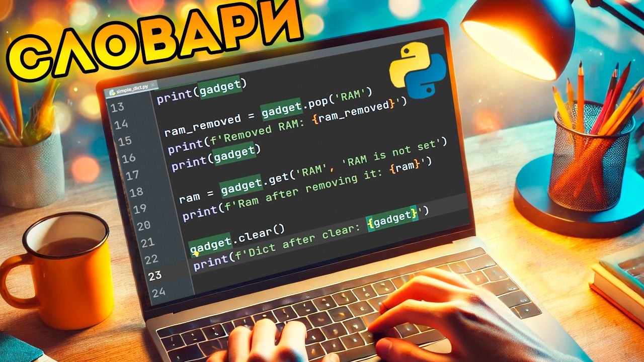 Использование словарей (dictionary) в реальном коде Python [Курс Python - Первый шаг 041]