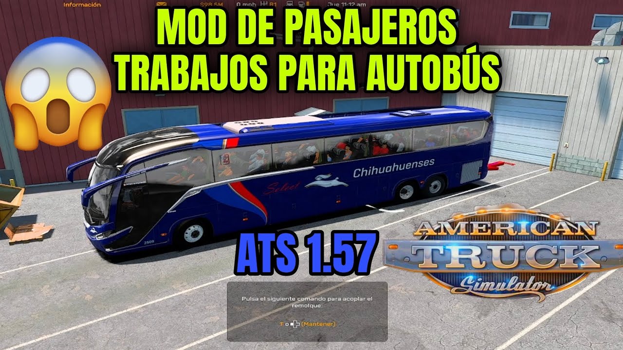 Mod de pasajeros trabajos para Autobus ATS 1.57