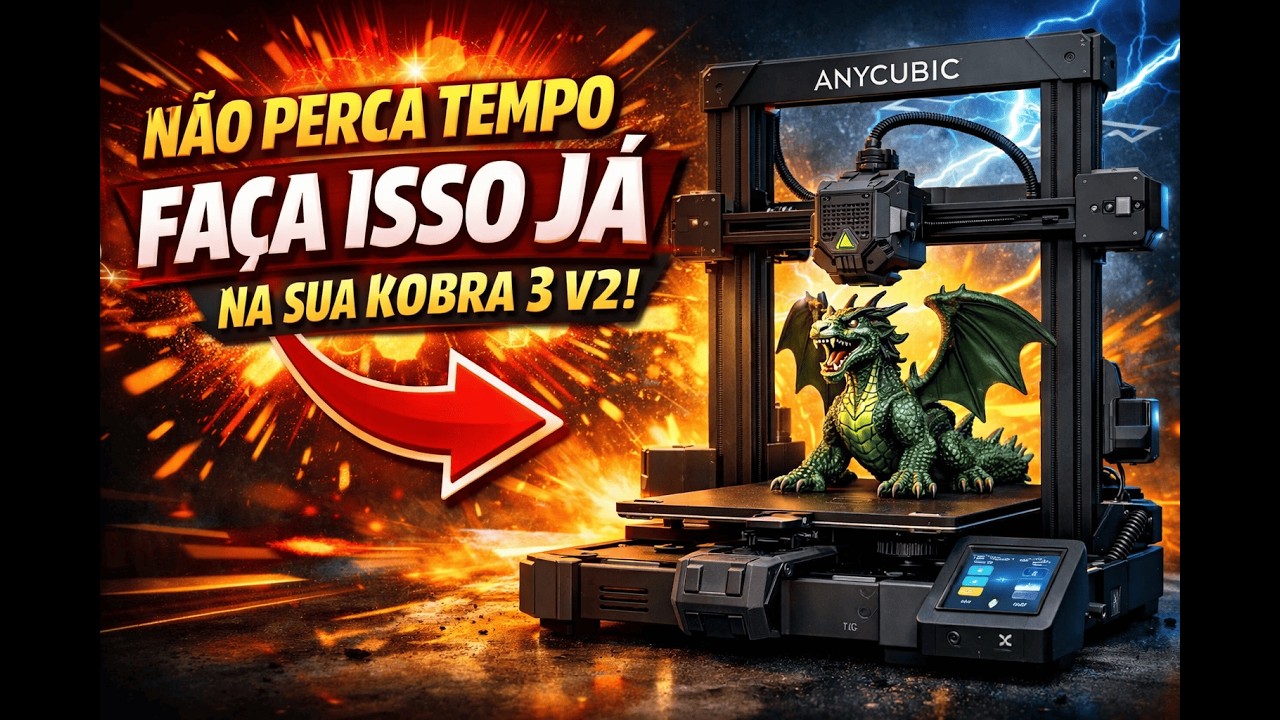 Não perca tempo faça isso já na sua Kobra 3 V2!