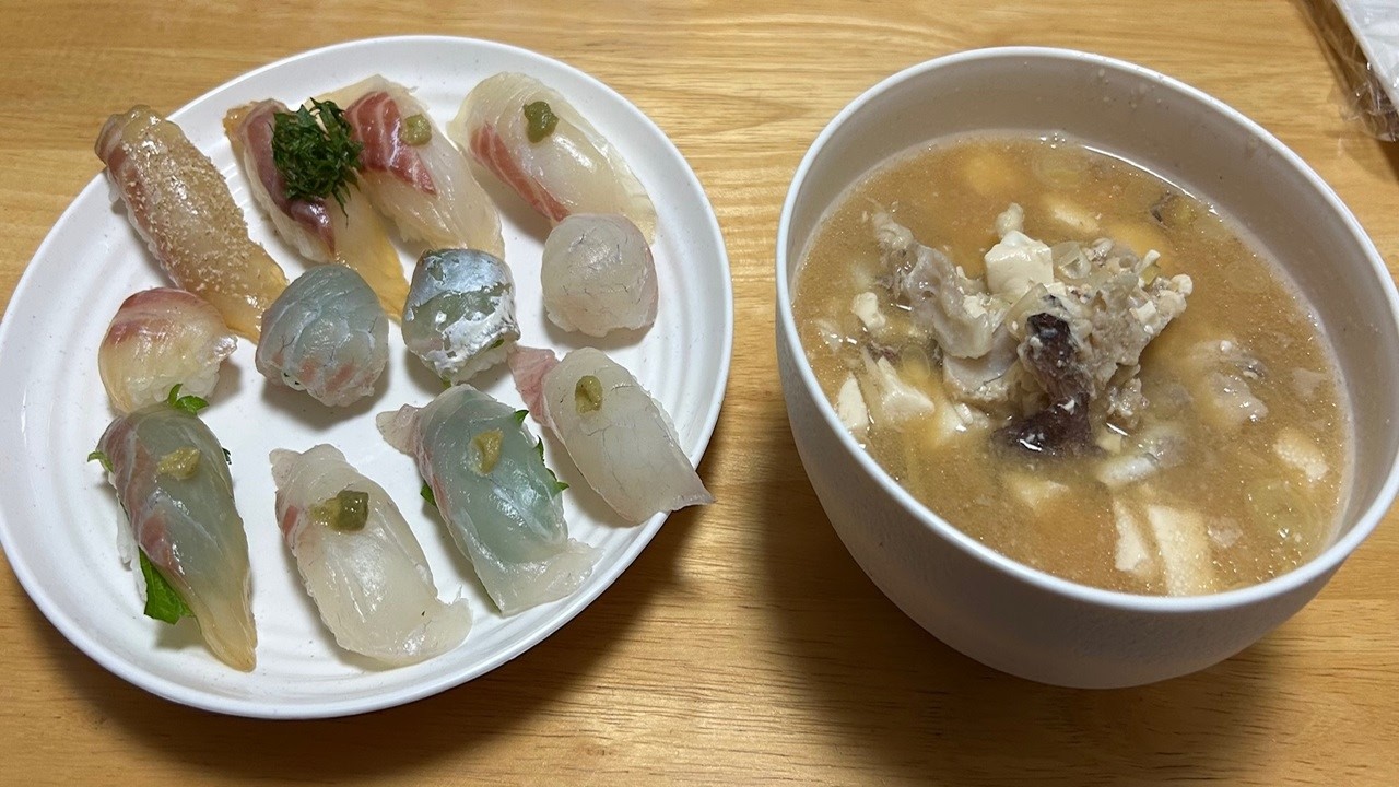 【伊勢黒潮まだい】をさばいて寿司を握る＆あら汁を作る！