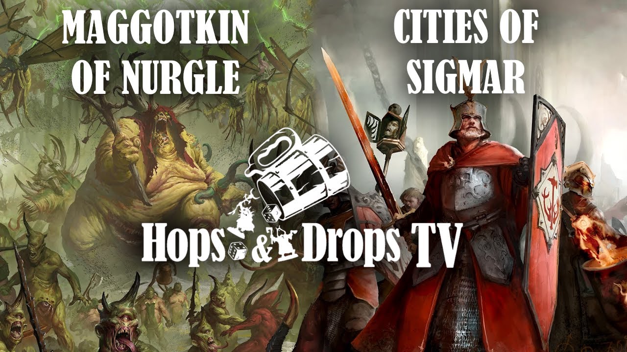 Maggotkin of Nurgle vs Cities of Sigmar - Age of Sigmar Battle Report
