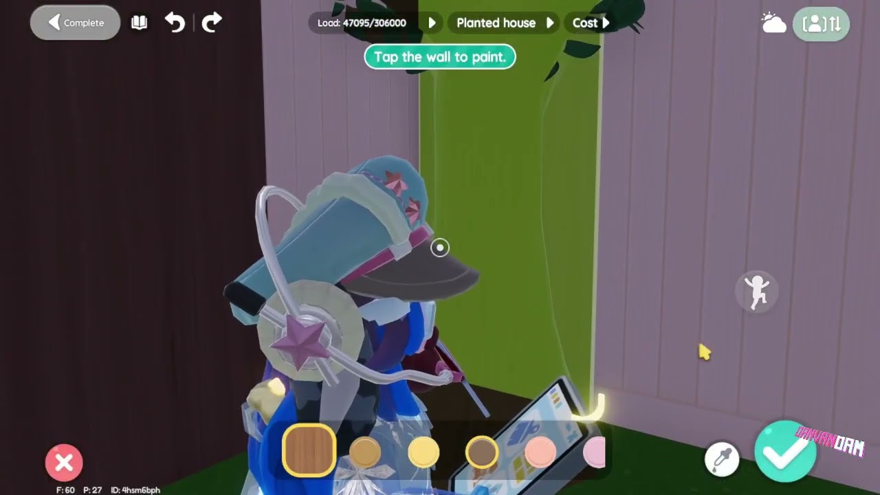 Heartopia Working on a Tree garden