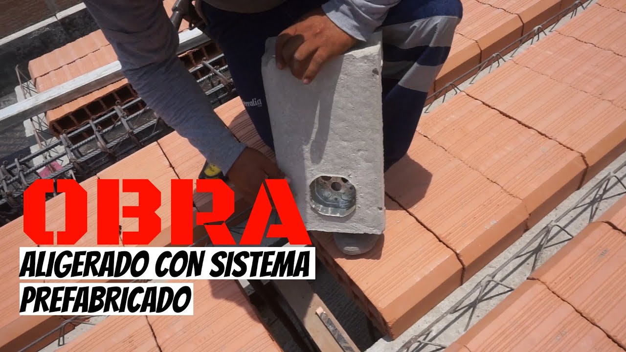 Mira como se construye una losa aligerada con sistema prefabricado