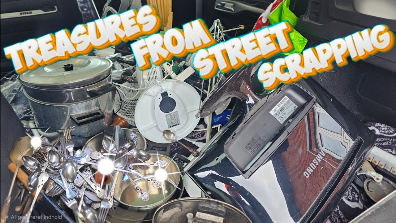 Street Scrapping Treasures - Silver Copper Brass and Aluminum