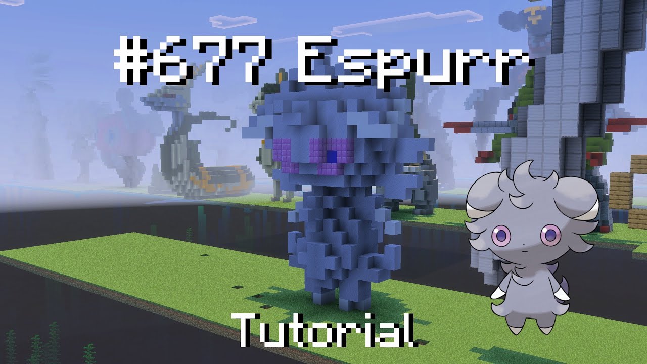 How to build a Pok&eacute;mon Espurr in Minecraft (Tutorial)