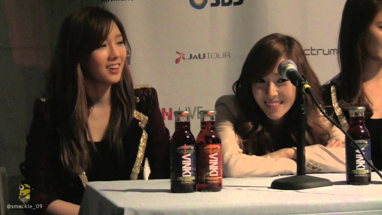 121110 SBS Concert SNSD Fanmeet (Taengsic Fancam)