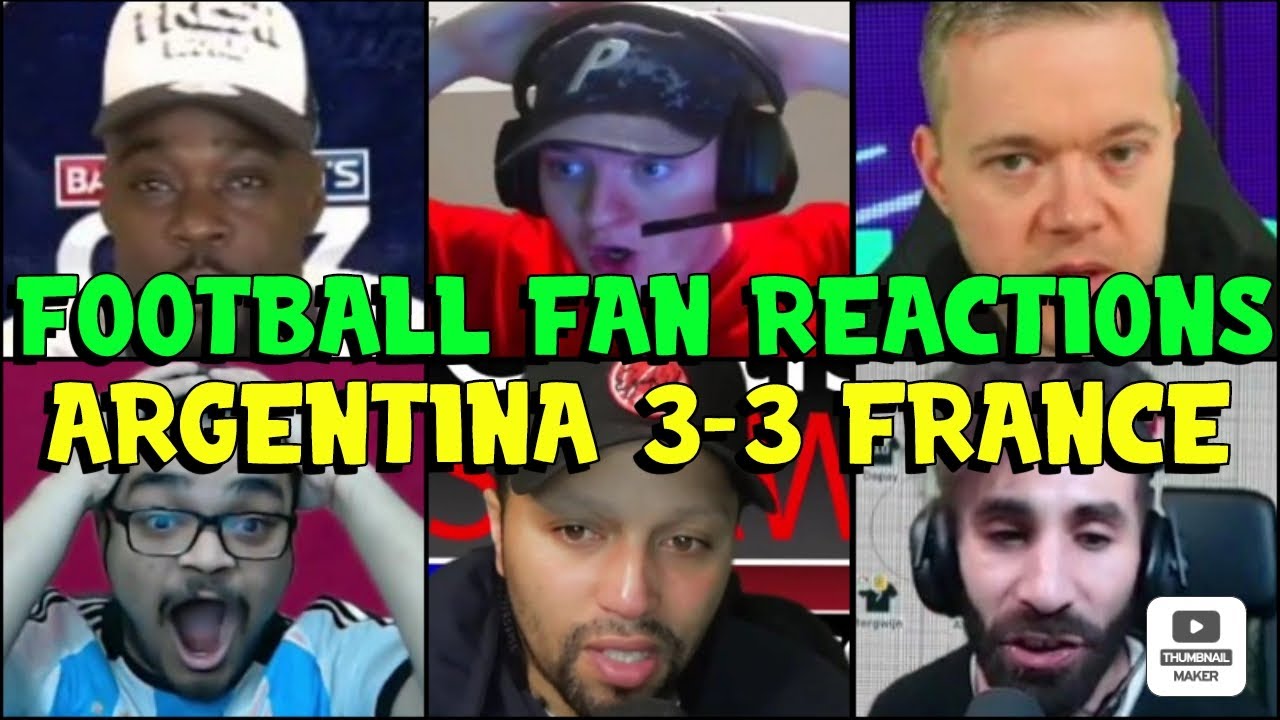 FOOTBALL FANS REACTION TO ARGENTINA 3-3 FRANCE | FANS CHANNEL