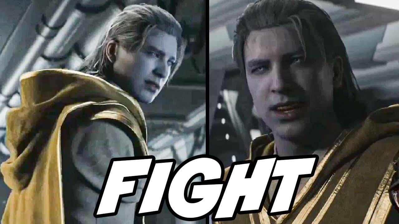 Теория сражается с Даганом Герой в фильме «Джедай: Выживший»