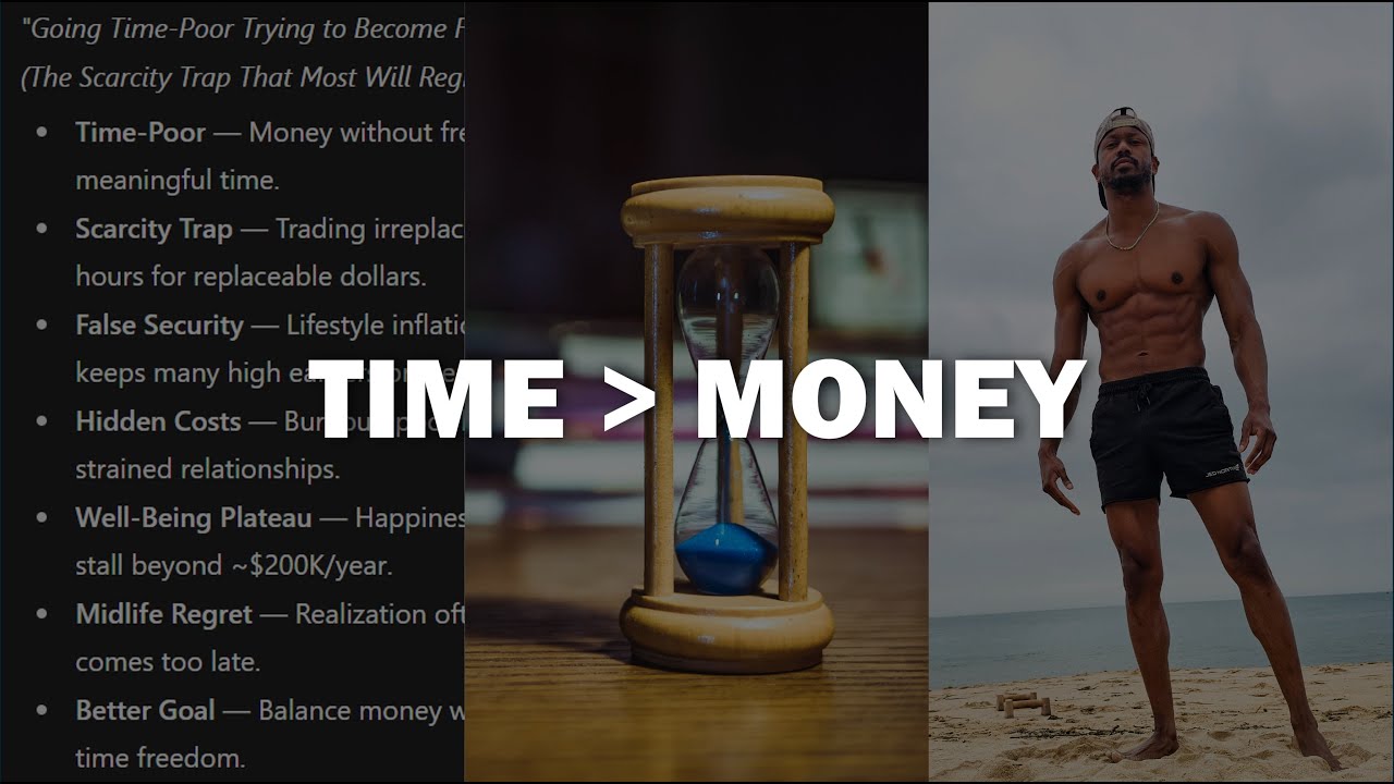 Most people go time-poor chasing money