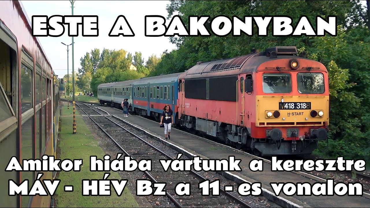 2025.09.08. Este az ország egyik legszebb vasútvonalán. Bakonyvasutazás Pannonhalma- Veszprém között
