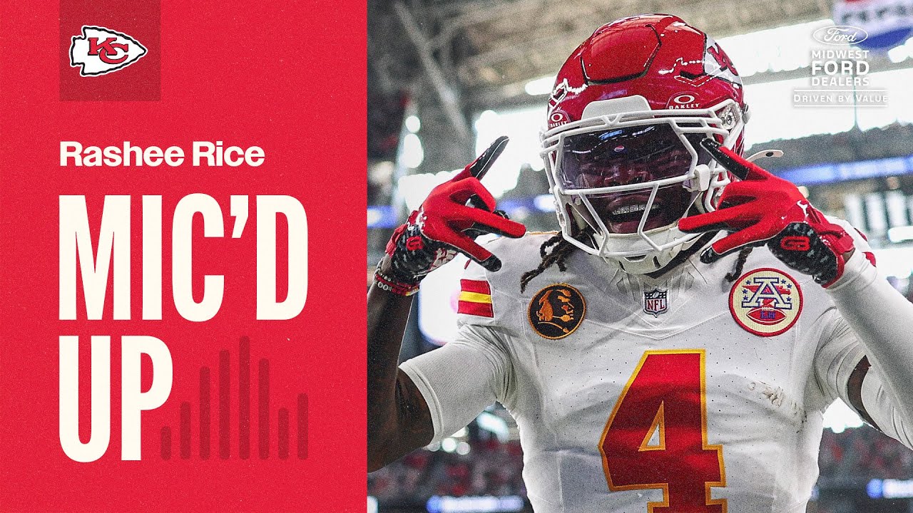 Rashee Rice was MIC'D UP for Week 13 Thanksgiving Day Game vs. Dallas Cowboys | Kansas City Chiefs