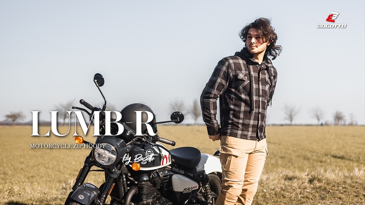 Bogotto Lumb-R Motorcycle Zip Hoodie