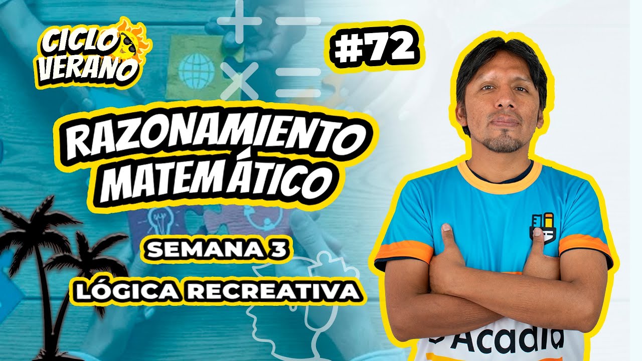 73 - SEMANA 3 - RAZ. MATEMÁTICO LÓGICA RECREATIVA - 25/01/20244