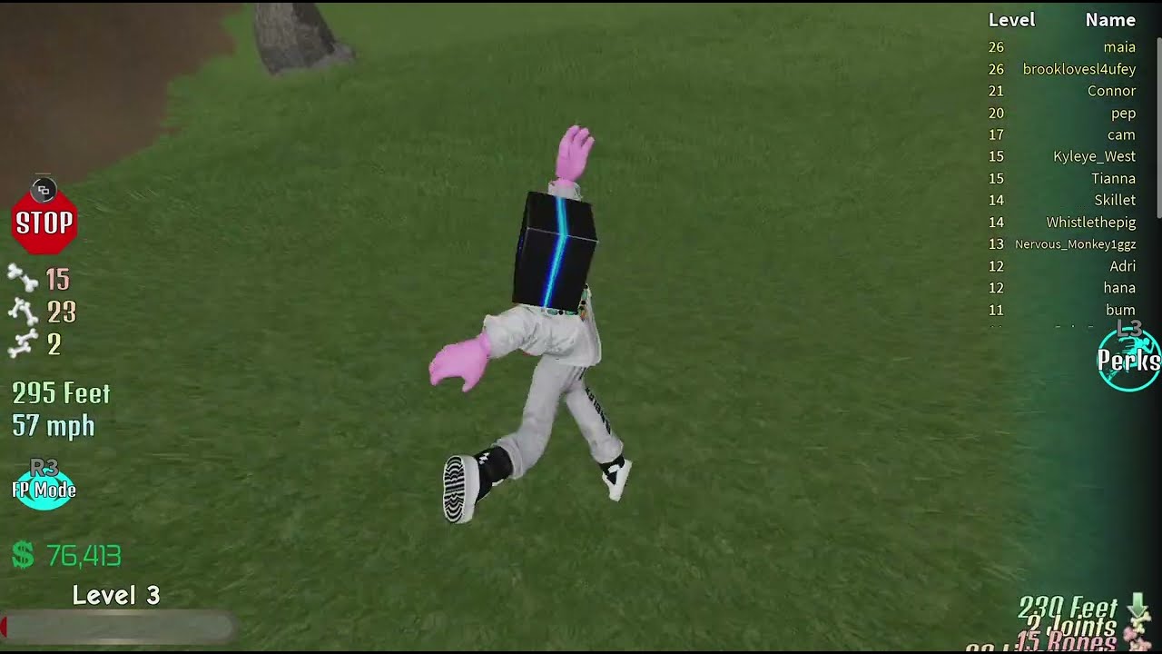 Playing Every Roblox Game: Broke Bones - Randall Simulator