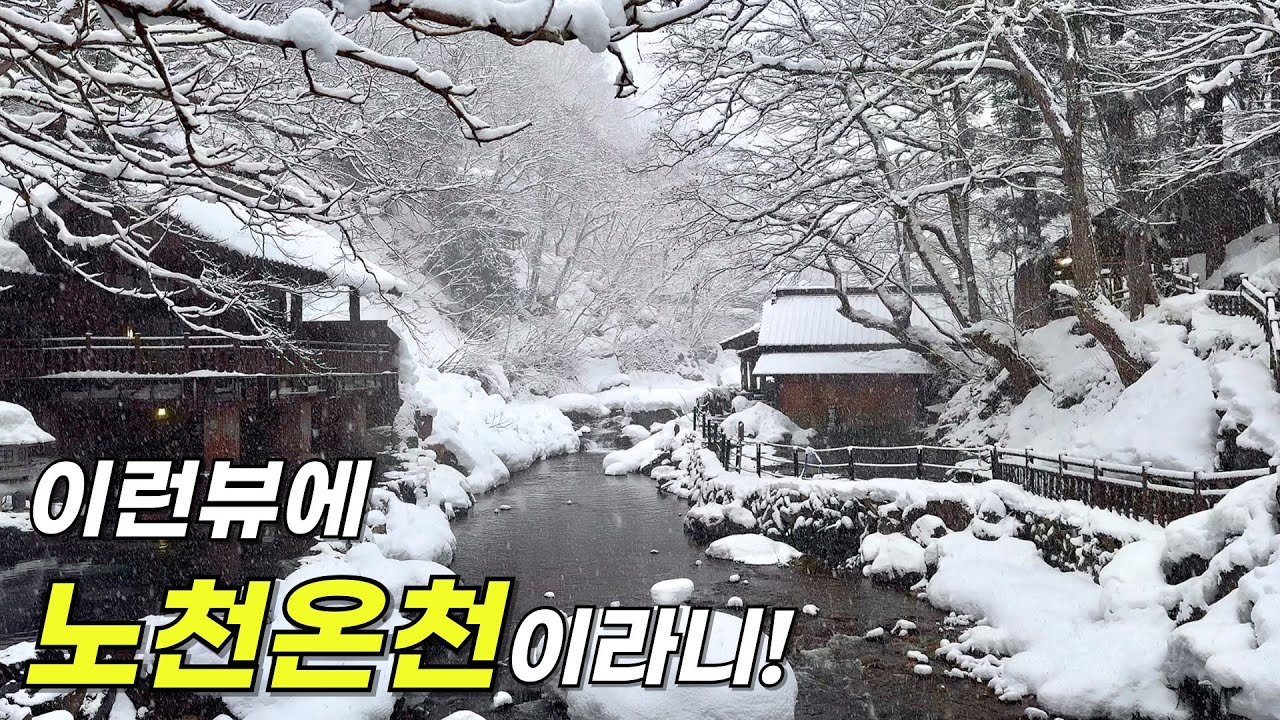 함박눈이 펑펑 내리는 날! 노천 온천이 너무 아름다운 인생 료칸 ☃️ 일본 니가타 설국 여행 2박 3일 #1 #일본여행 #니가타여행