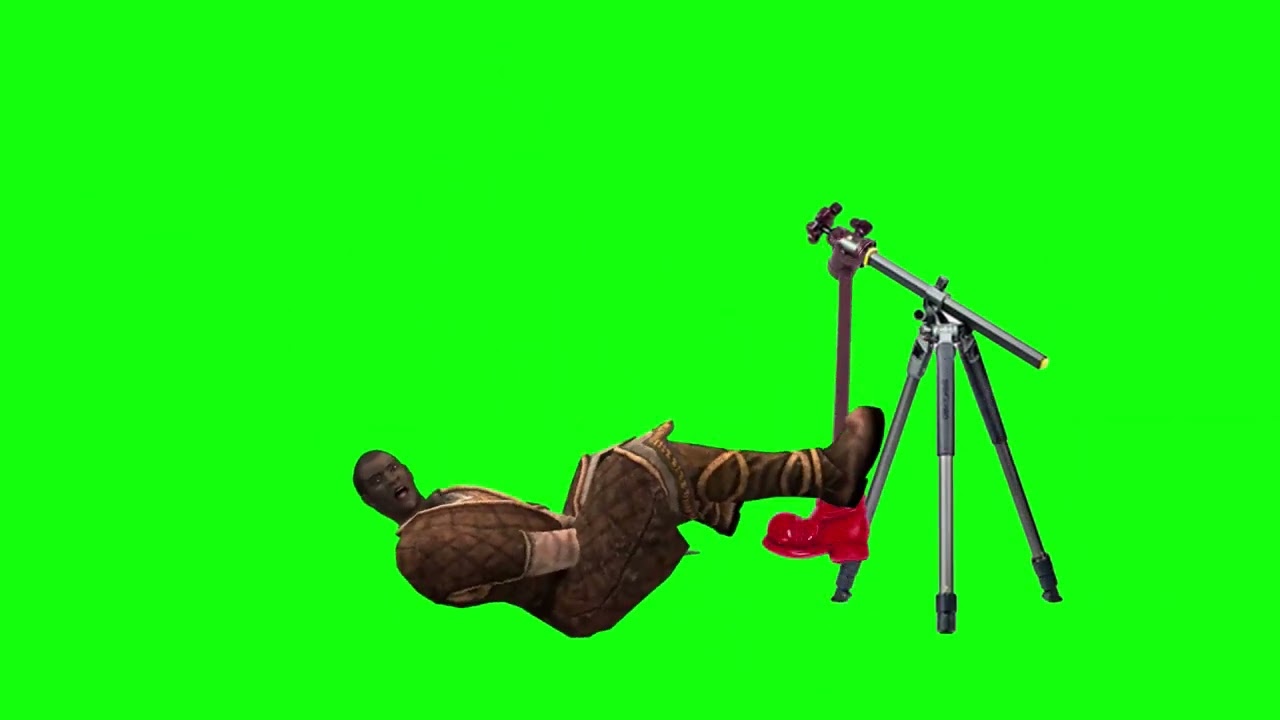 Skyrim Green Screen: Nazeem Nut kick.