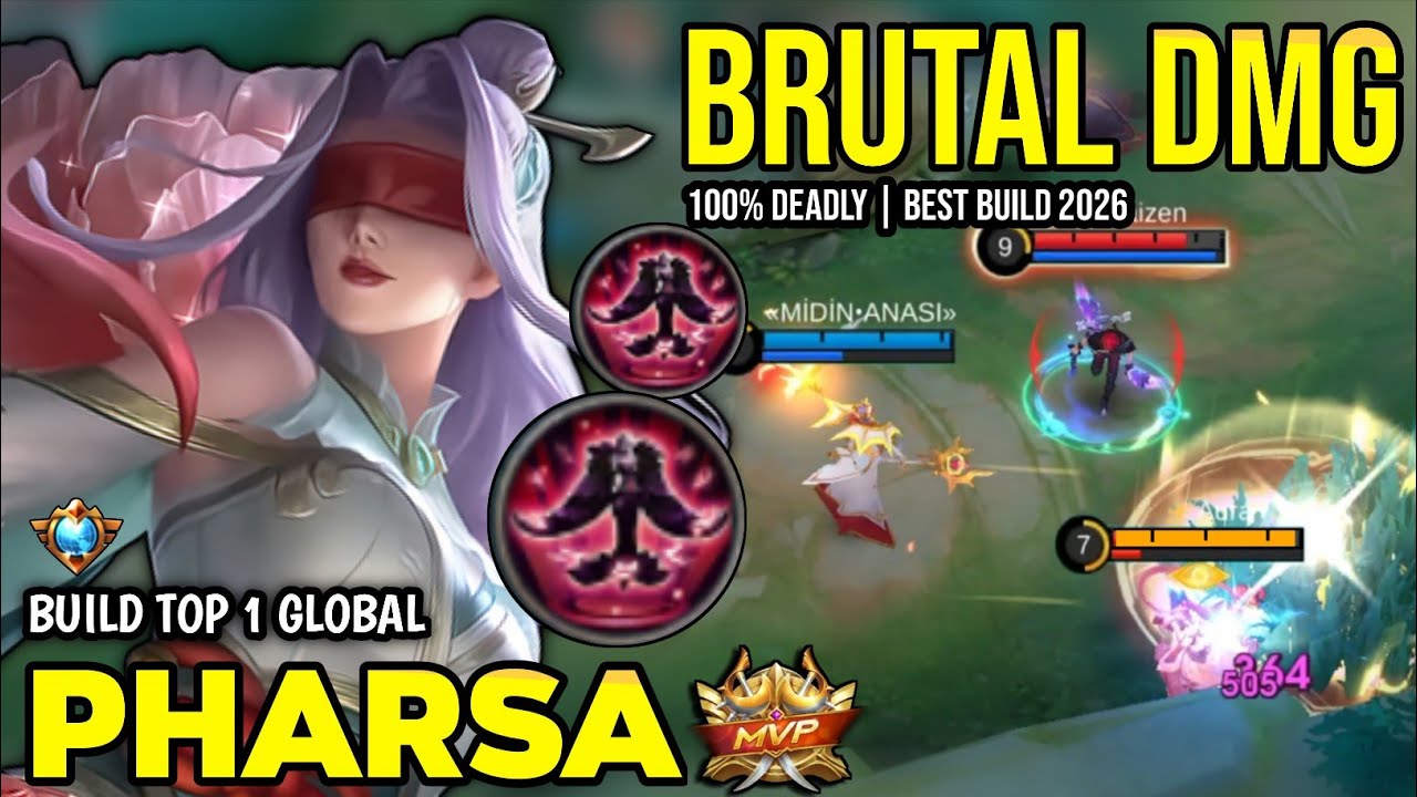 PHARSA BEST BUILD 2026 | BUILD TOP 1 GLOBAL PHARSA GAMEPLAY | MOBILE LEGENDS✓