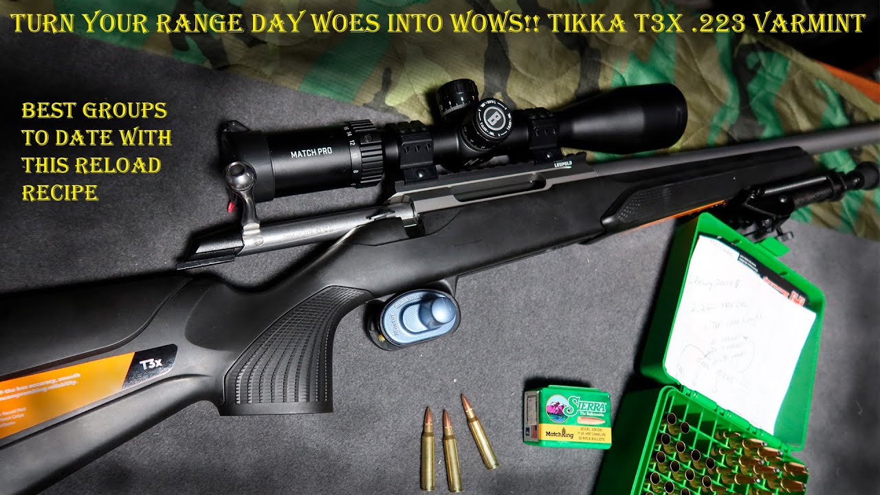 Out of the box accuracy Tikka T3X SS .223, I cracked the code on this one...#hunting #firearms