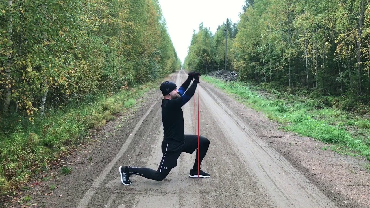 Resistance Band & Sprint Workout / Vastuskuminauha & Juoksu Treeni