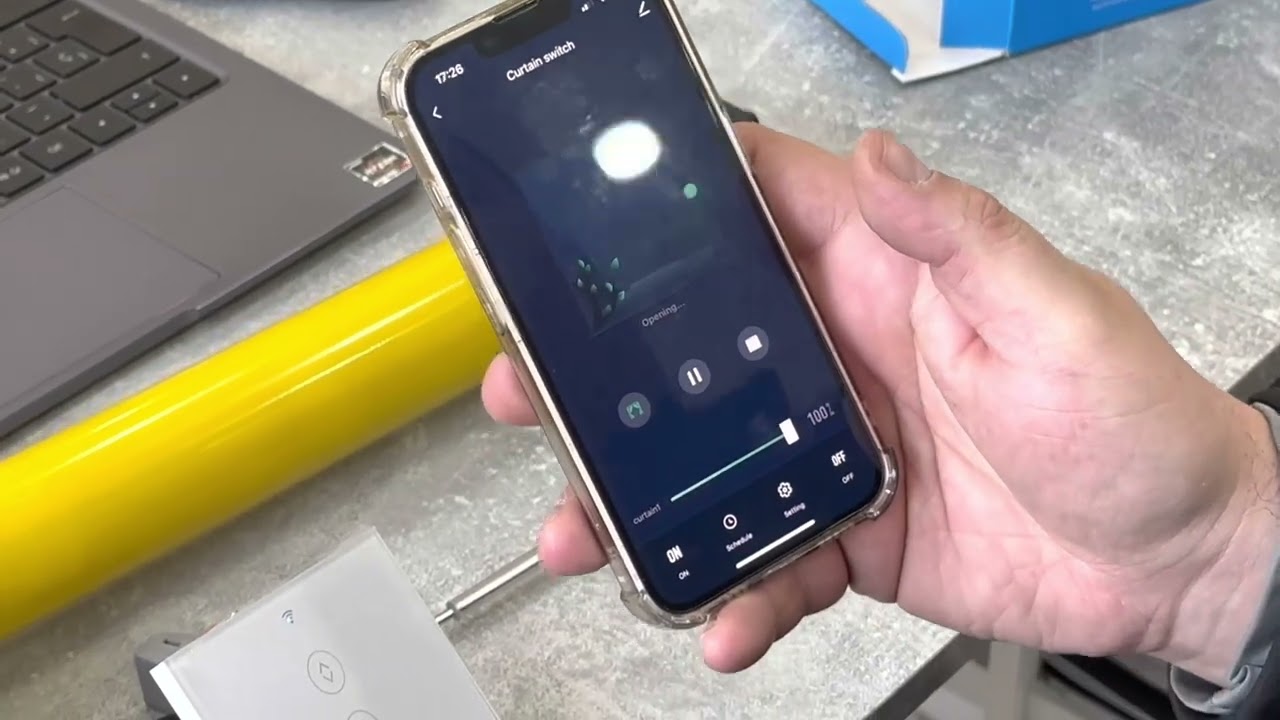 Configuración PULSADOR WIFI PERSIANAS con MOTOR