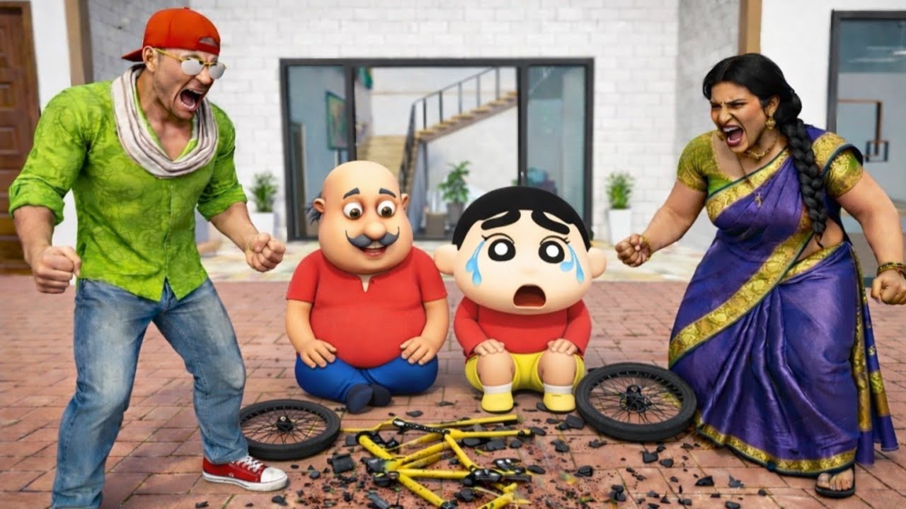 💥 Motu Na 😭 Shichan ka Cycle Tord 💥 Indian Therf auto 2