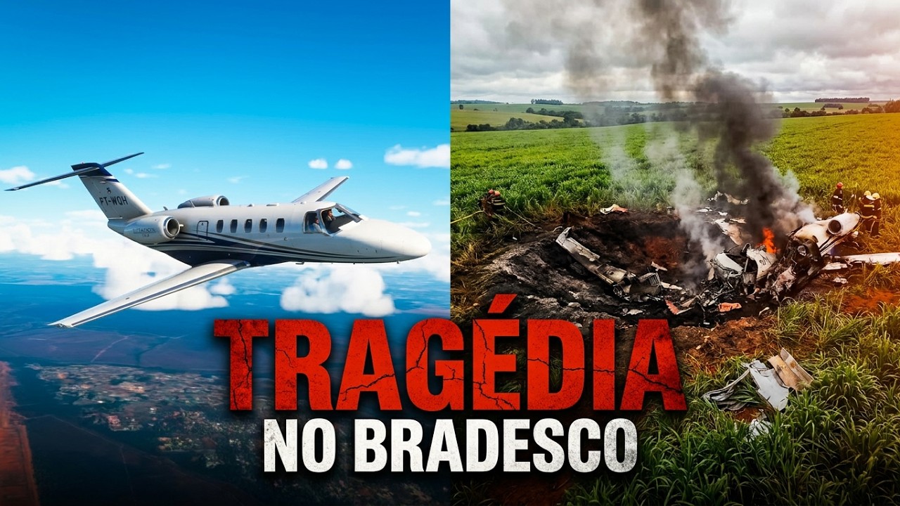 Dois executivos do BRADESCO mortos em acidente de avião !