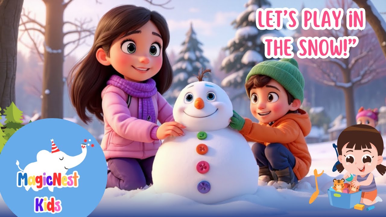 Winter Snow Song for Children — Learn About Winter | Magic Nest Kids