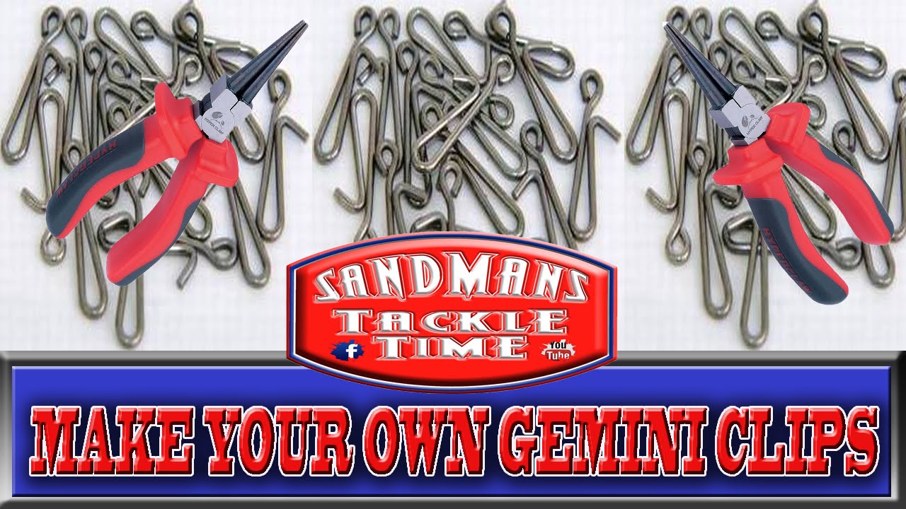 Sandmans Tackle Time Make your own gemini clips