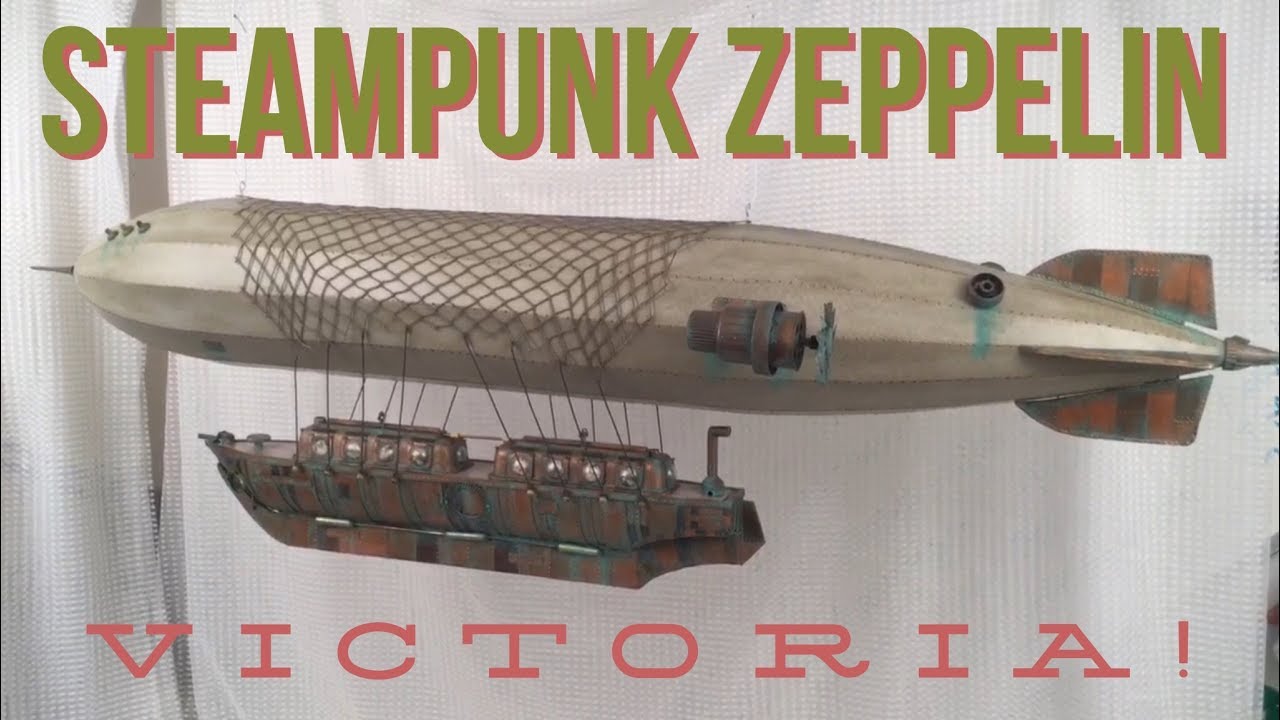Steampunk Zeppelin Victoria - Artsmith Craftworks