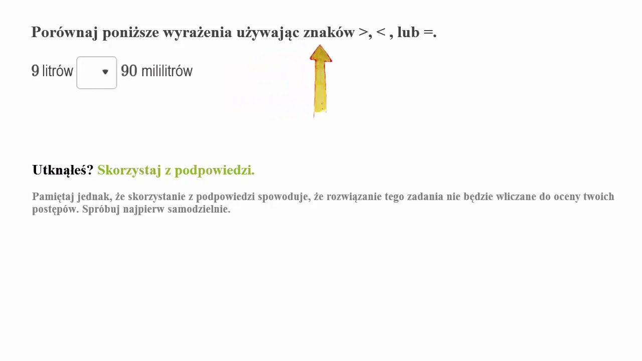 Zamiana litr&oacute;w na mililitry