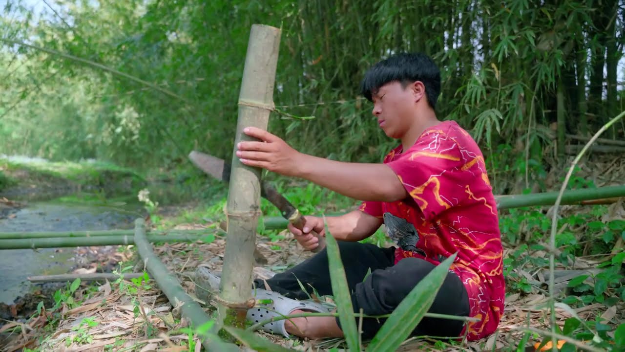How To Build Bamboo House on the River