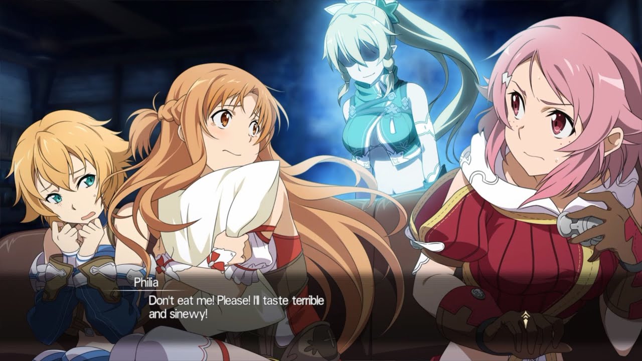 Sword Art Online Hollow Realization : Sleepover (Asuna , Leafa , Lisbeth , Philia)
