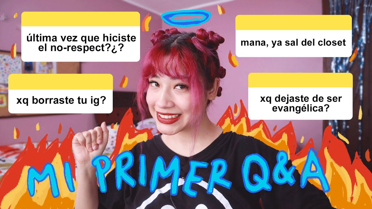 respondo sus preguntas mientras pinto mi cabello de rojo!!!