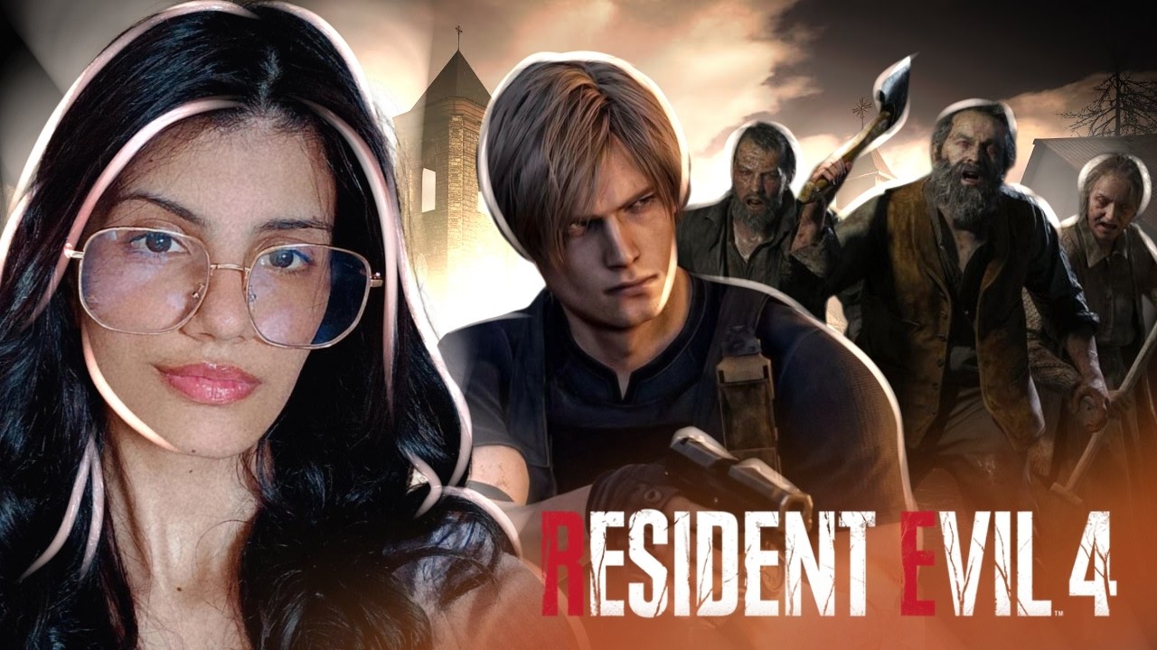 🔴JOGANDO RESIDENT EVIL 4 REMAKE - INÍCIO DE GAMEPLAY! VEM PRA LIVE!!