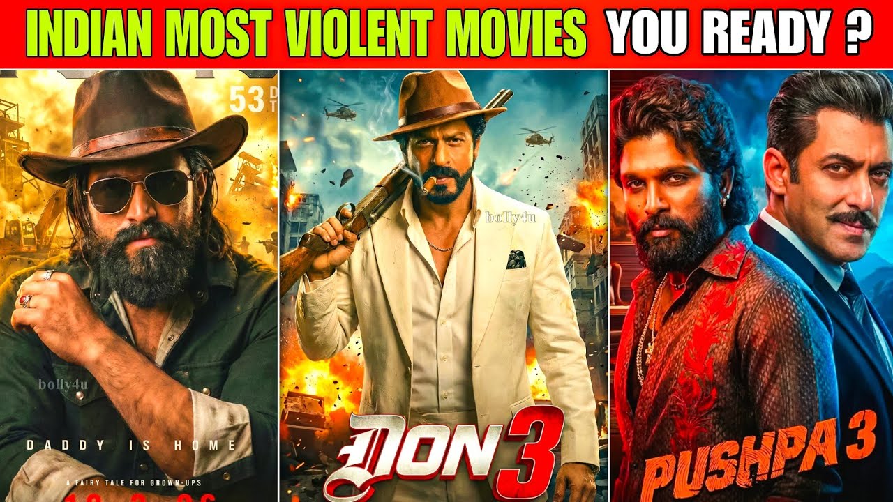 Top 10 Brutal Indian Movies Coming Soon 2026&ndash;27 | Mega Comebacks & Sequels!