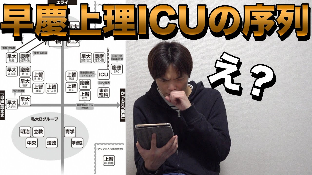 早慶上理ICUの序列2023年版【早稲田・慶應・上智・東京理科・国際基督教】