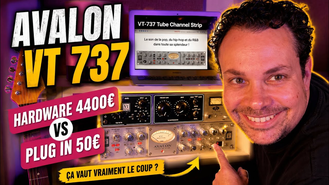 Preampli micro Avalon VT 737: Hardware (4400€) Vs Plugin (50€)