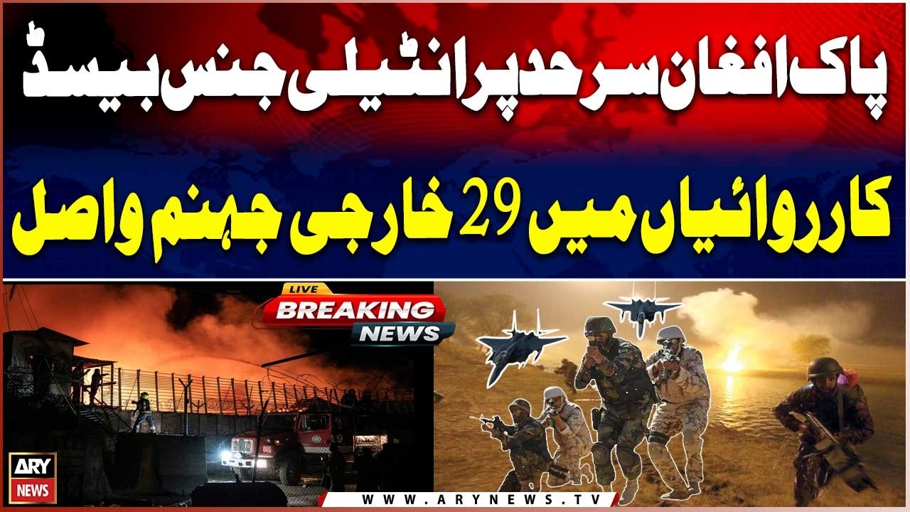 29 Khwarij Killed in Intelligence-Based Operations Along Pak-Afghan Border: Atta Tarar