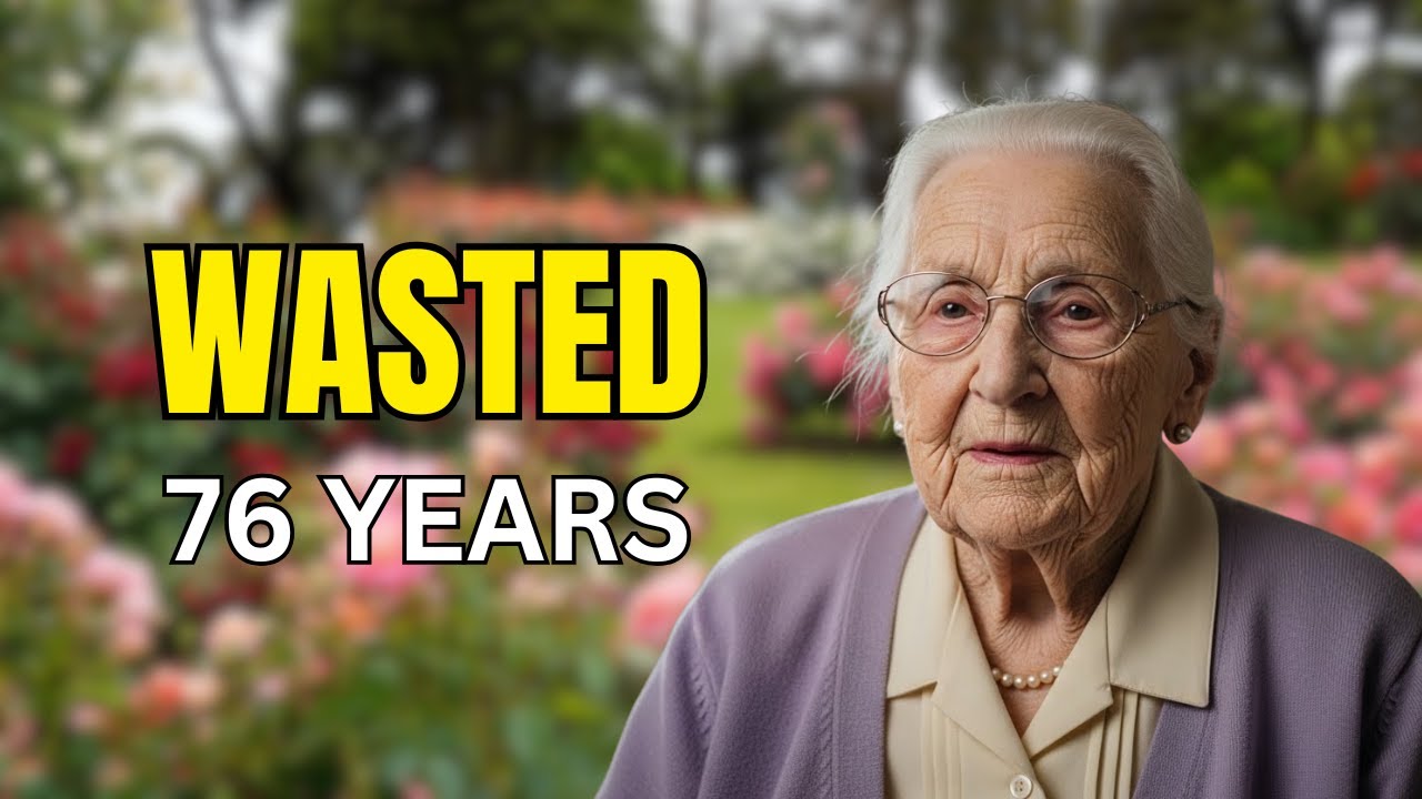 Мне 103 года... Мне потребовалось 76 лет, чтобы это понять (не тратьте свои годы зря).