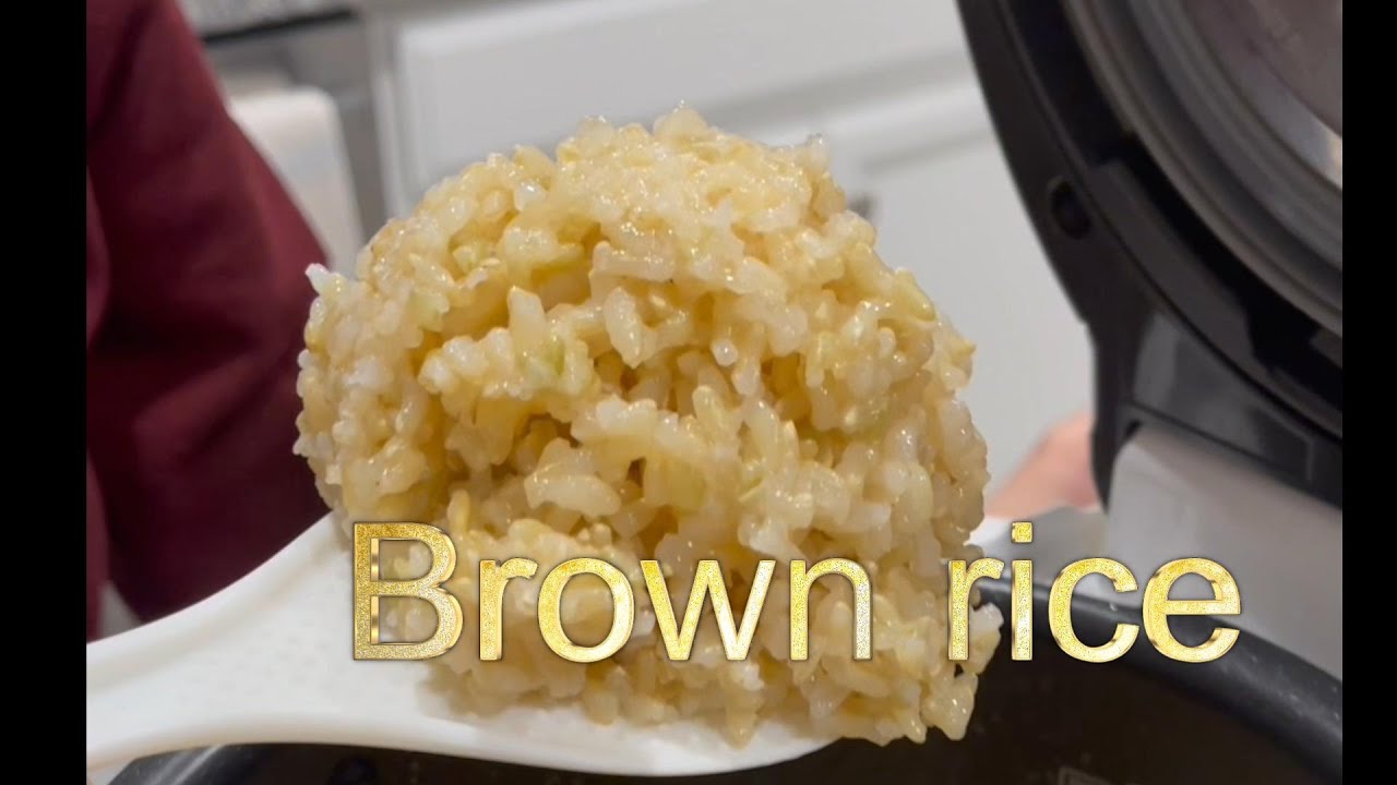 Perfectly Cooked Fluffy Brown Rice on a Cuckoo Rice Cooker
