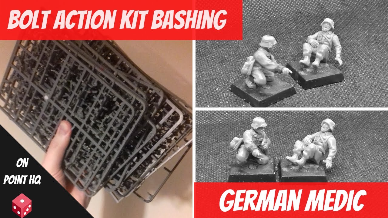 Bolt Action kit  bashing - German medic