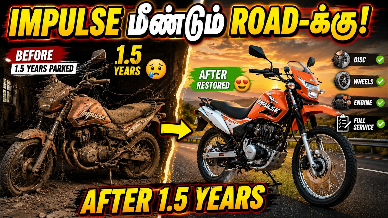 Полная реставрация и возвращение Hero Impulse 🔥 | Готов к длительному туру 🏍️