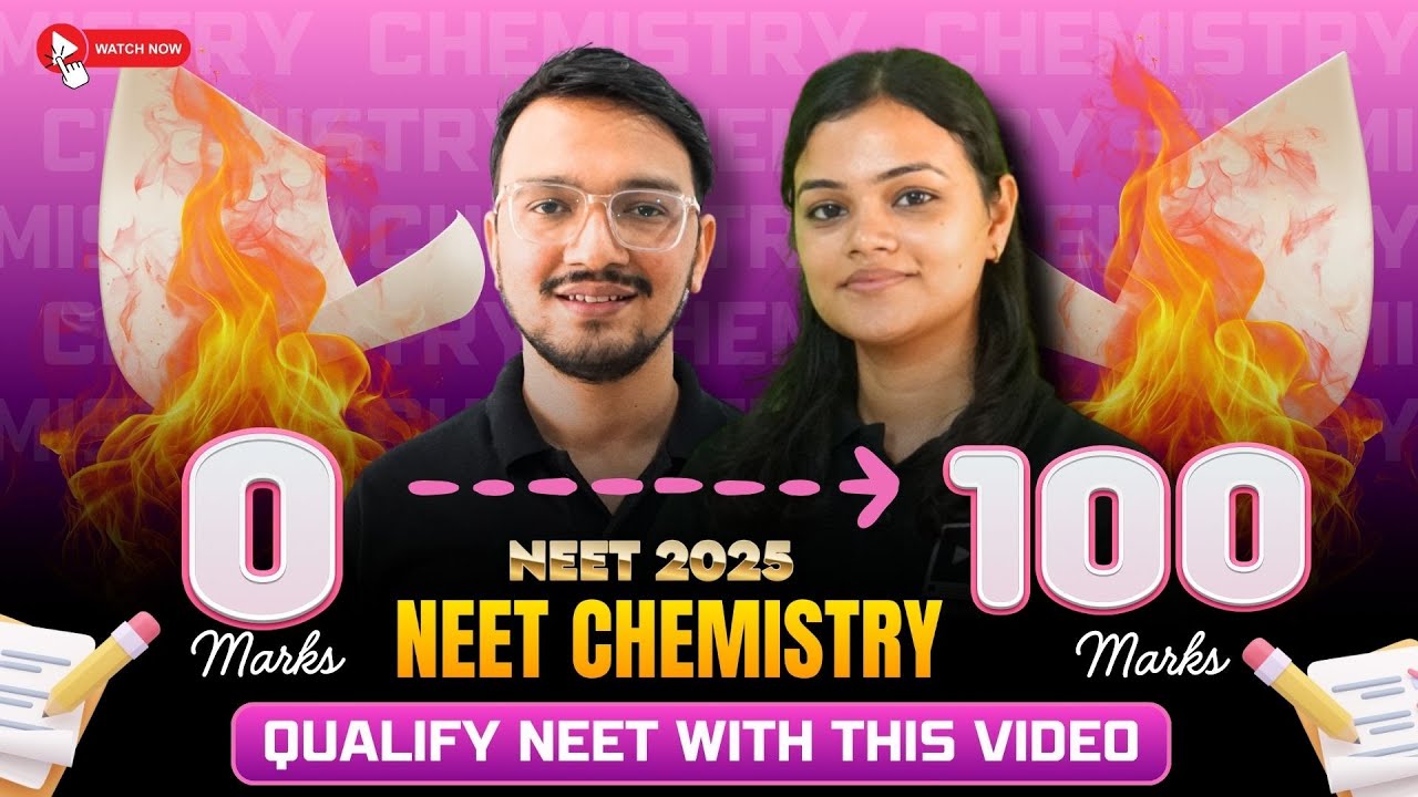 30 Most Easy Scoring Topics for NEET 2025 Chemistry | Theory + Question | 100 Marks Guaranteed