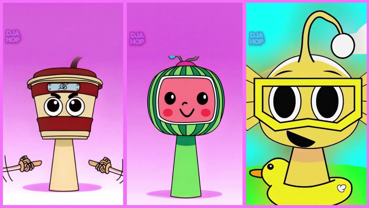 INCREDIBLE SPRUNKI!: ODDBODS SLICK 🆚 OIIAI 🆚 BLUE BINGO Tiles Hop EDM Rush!