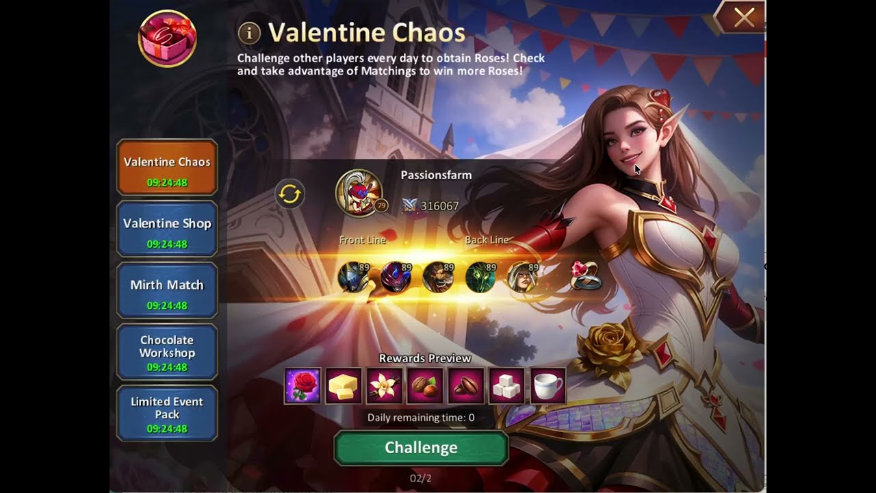 Dungeon and Heroes: Saint Valentine's Day Event