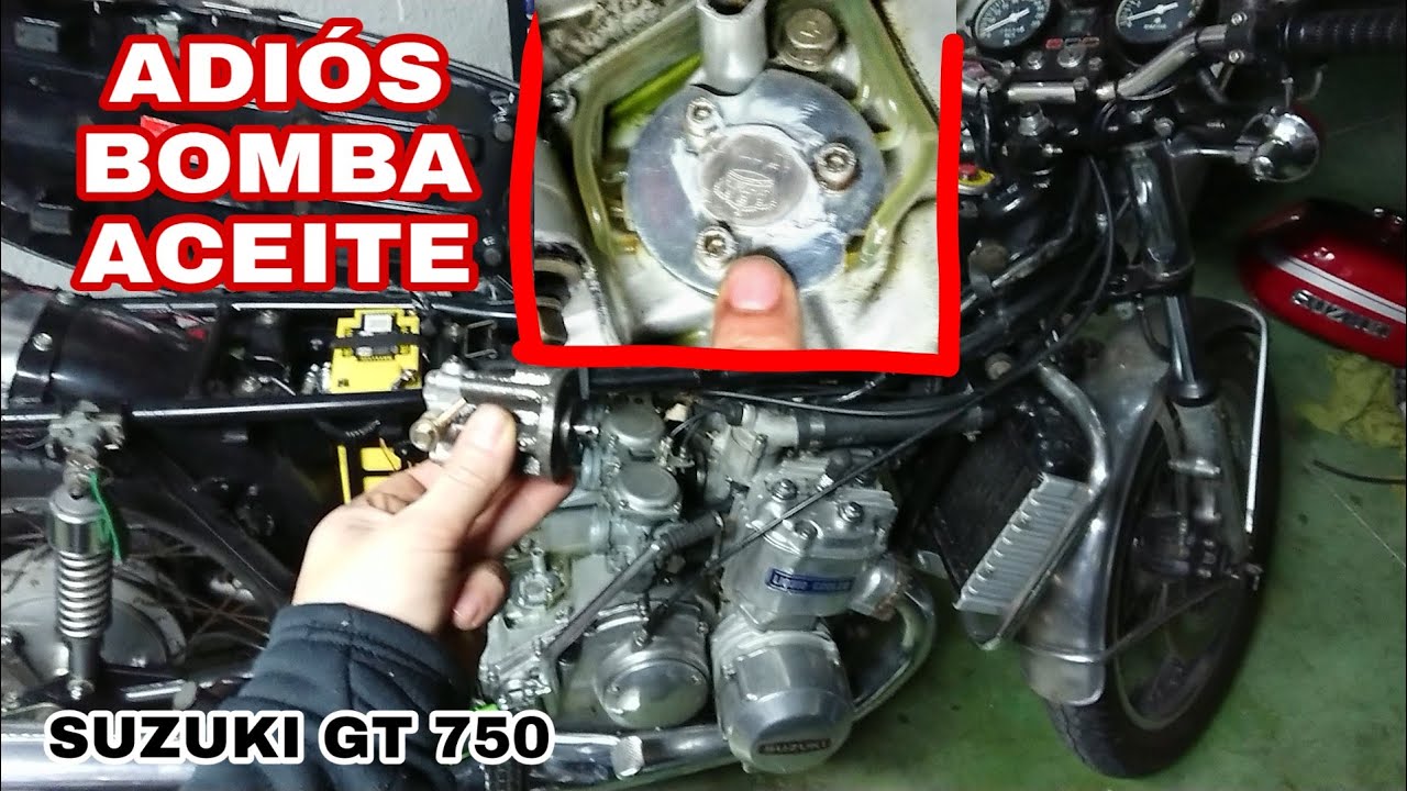 Anular ❌ Bomba de Aceite Moto 2 tiempos 🛠️ Suzuki GT 750