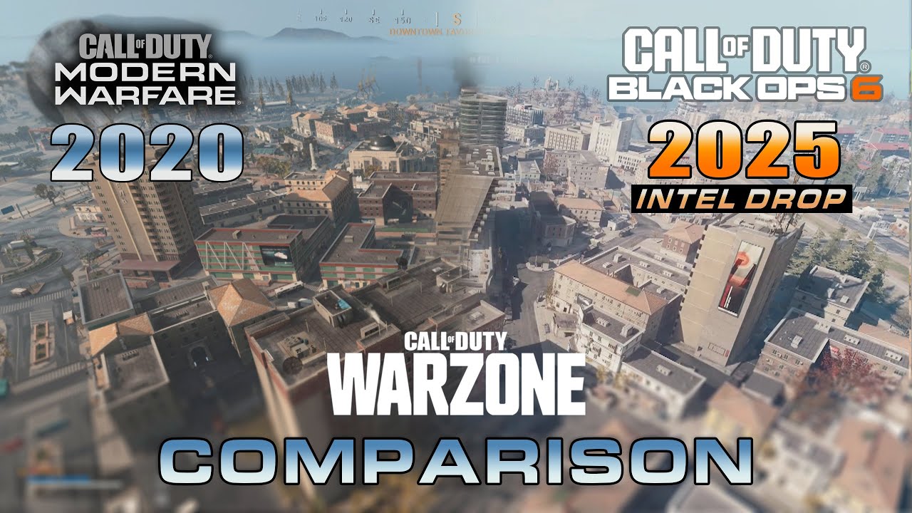 Verdansk 2020 vs Verdansk 2025 Teaser - Direct Map Comparison (Warzone 1 vs Warzone 4)
